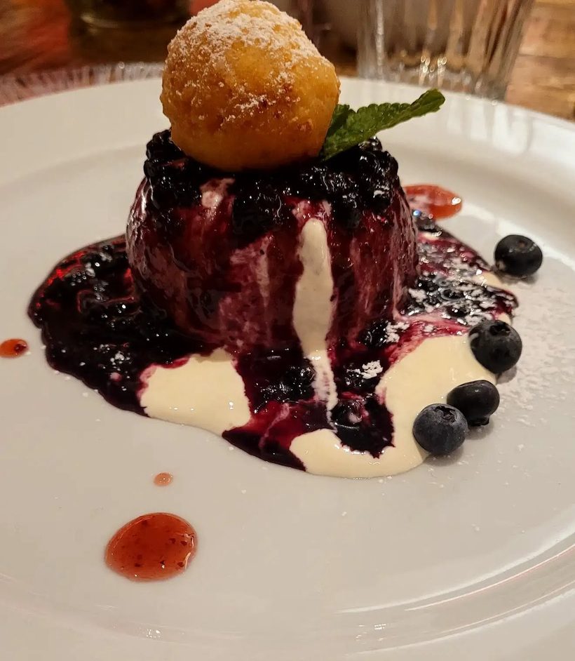 Papanași cu dulceață