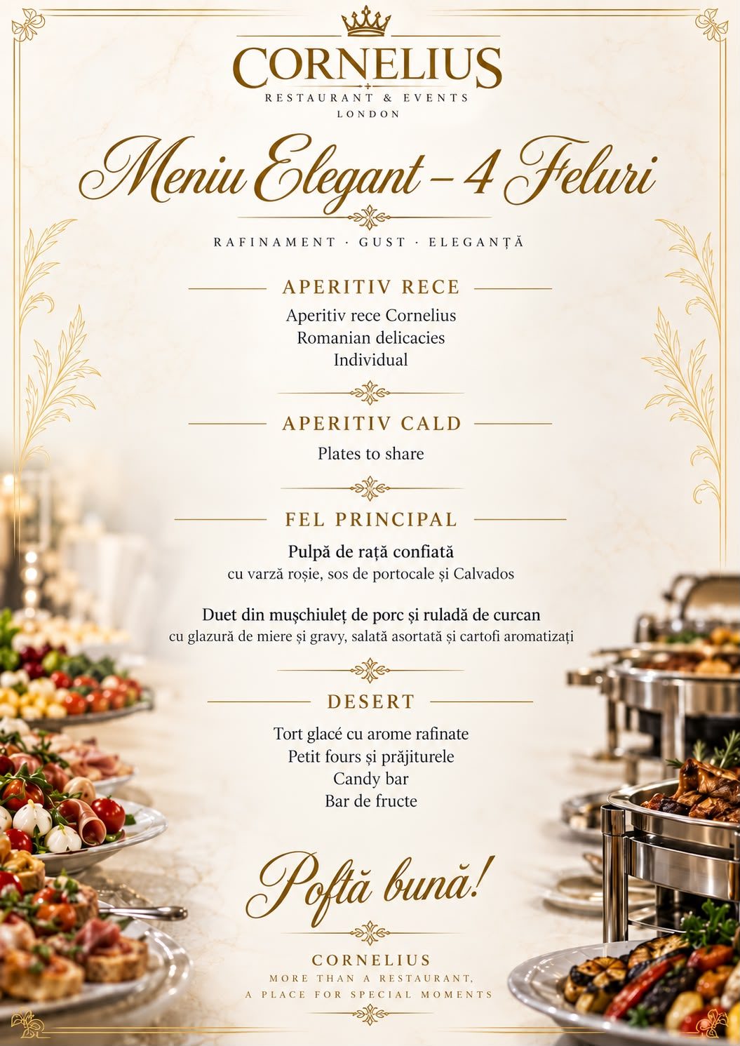 Meniu Elegant 4 feluri